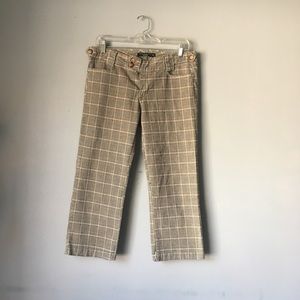 Sanctuary cropped plaid pants